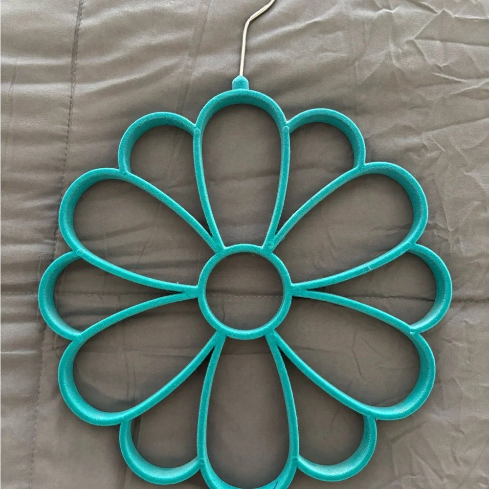 Teal Velvet Hanger Protector for Home Organization